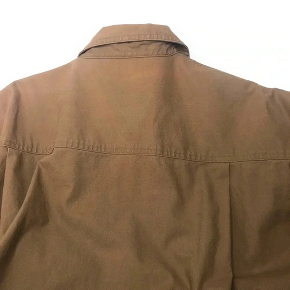 Vintage Columbia x Timberwolf Camo Patchwork Brown Hunting Rifle Shirt- Large - Picture 4 of 15